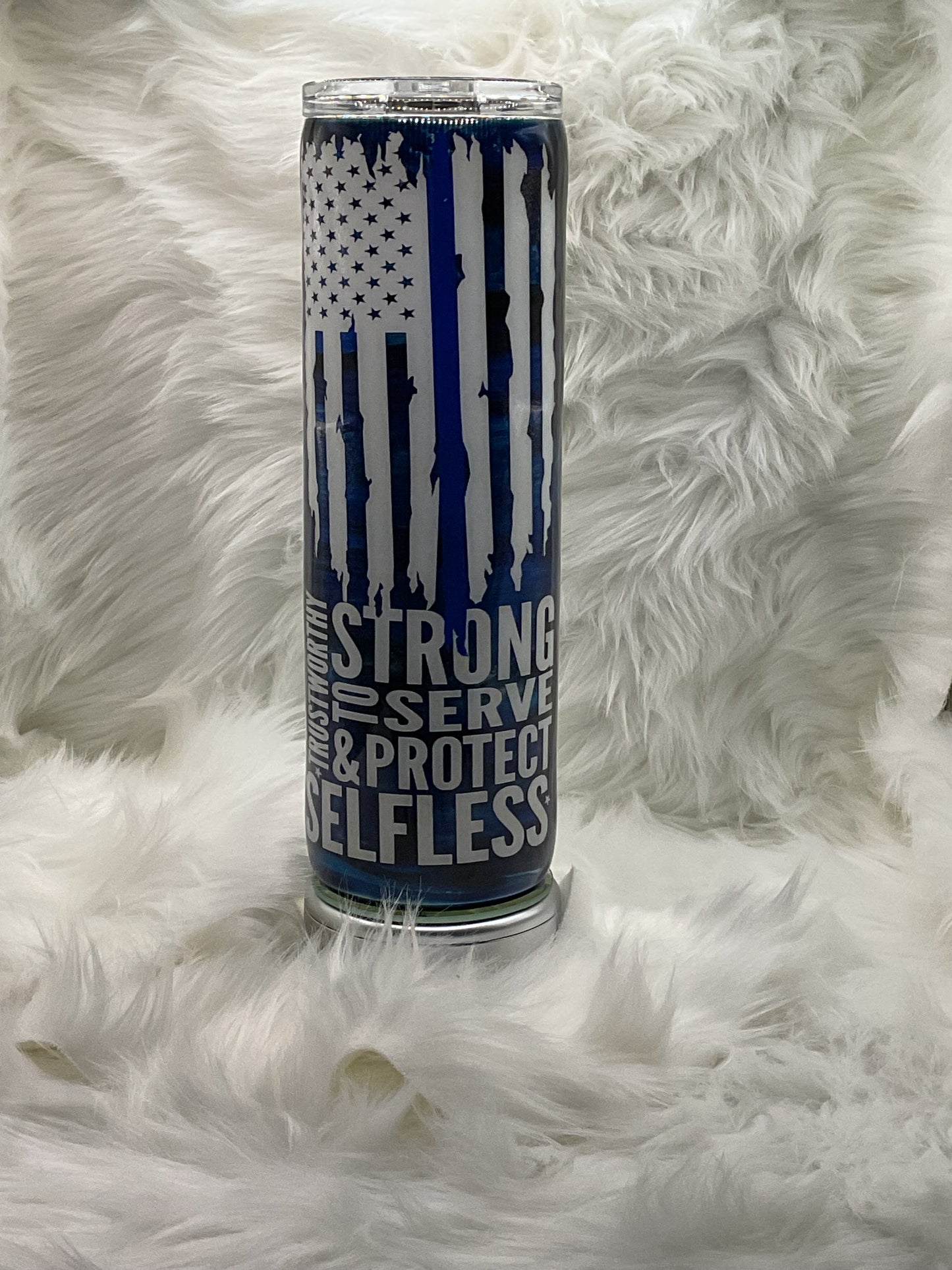 "Thin Blue Line" 30oz Tumbler