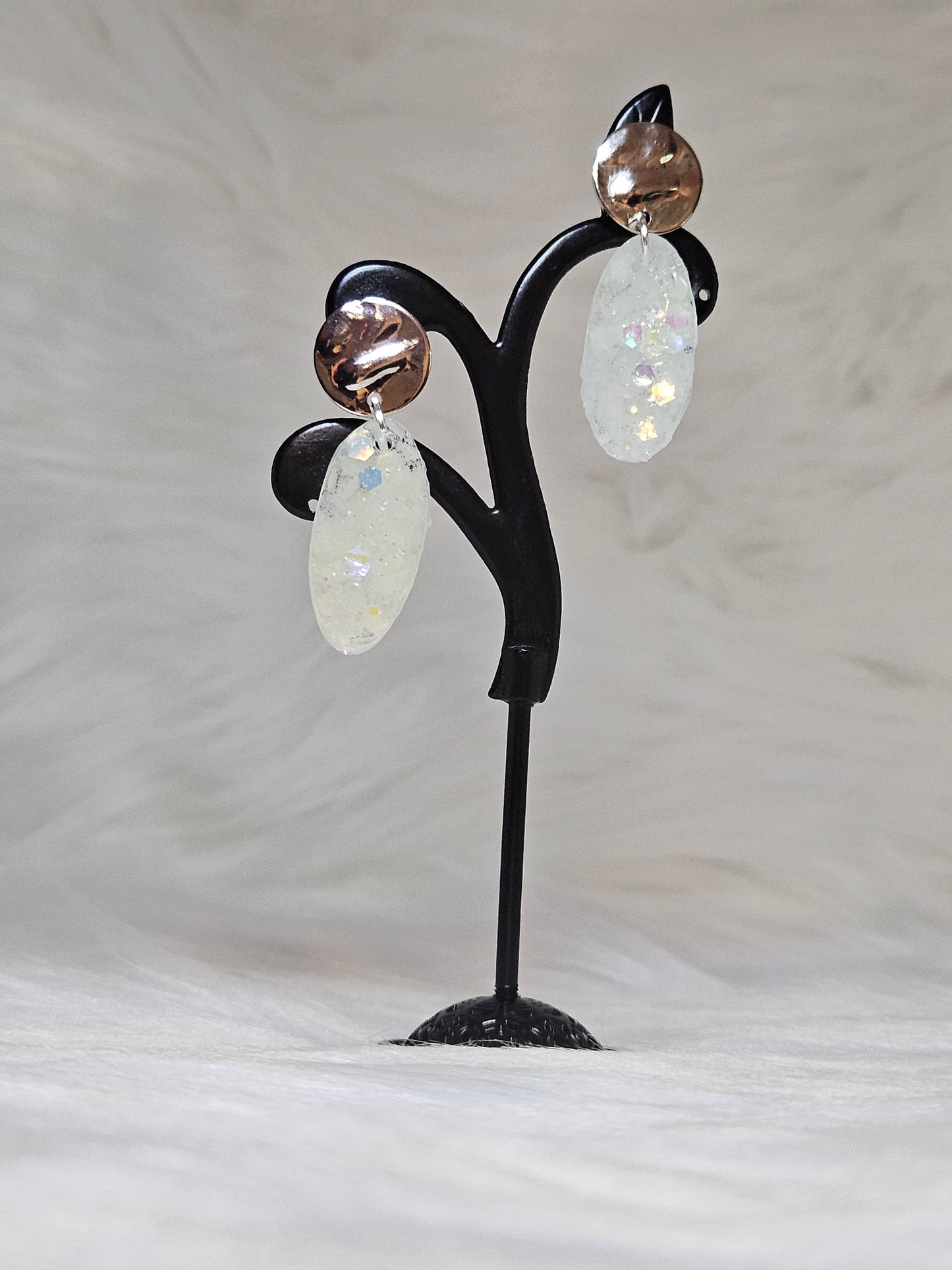 "Glowing Oval" Glow-in-the-Dark Earrings