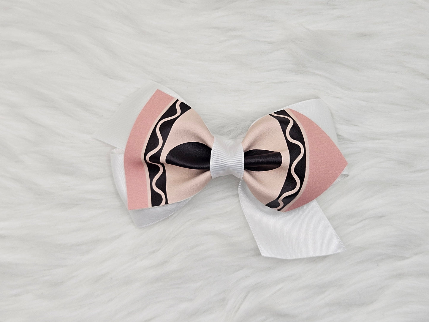Medium "Pastel Orange Crayon" Hair Bow