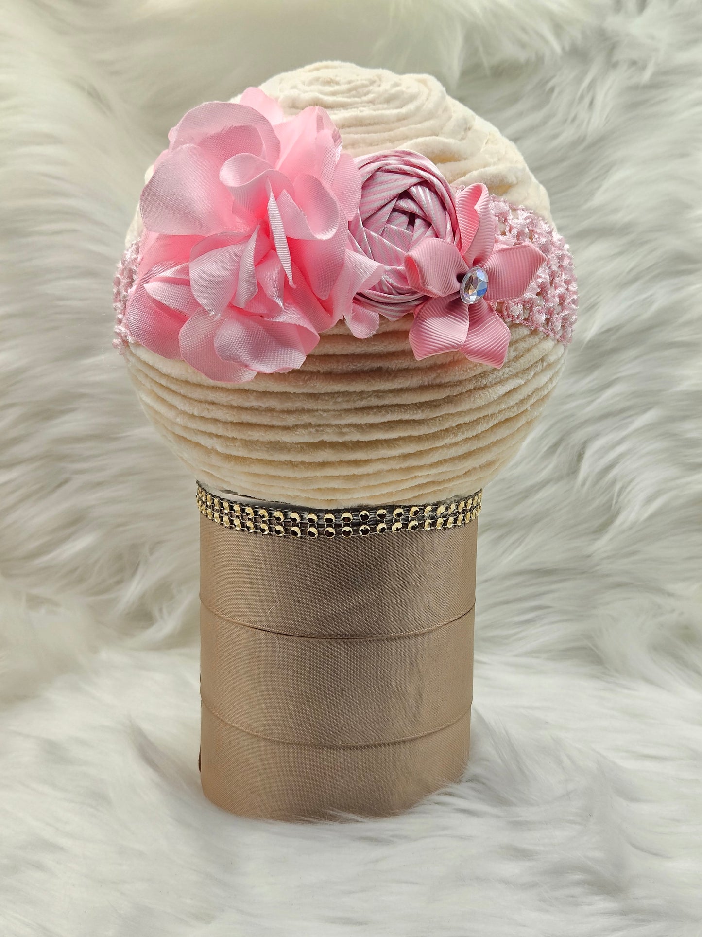 "Pink Flowers" Headband