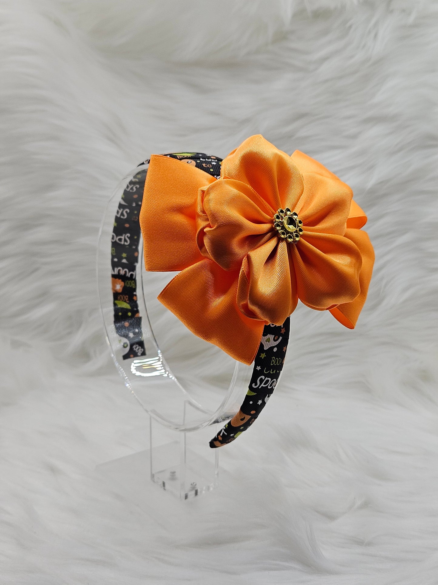"Orange with Ghosts" Headdress