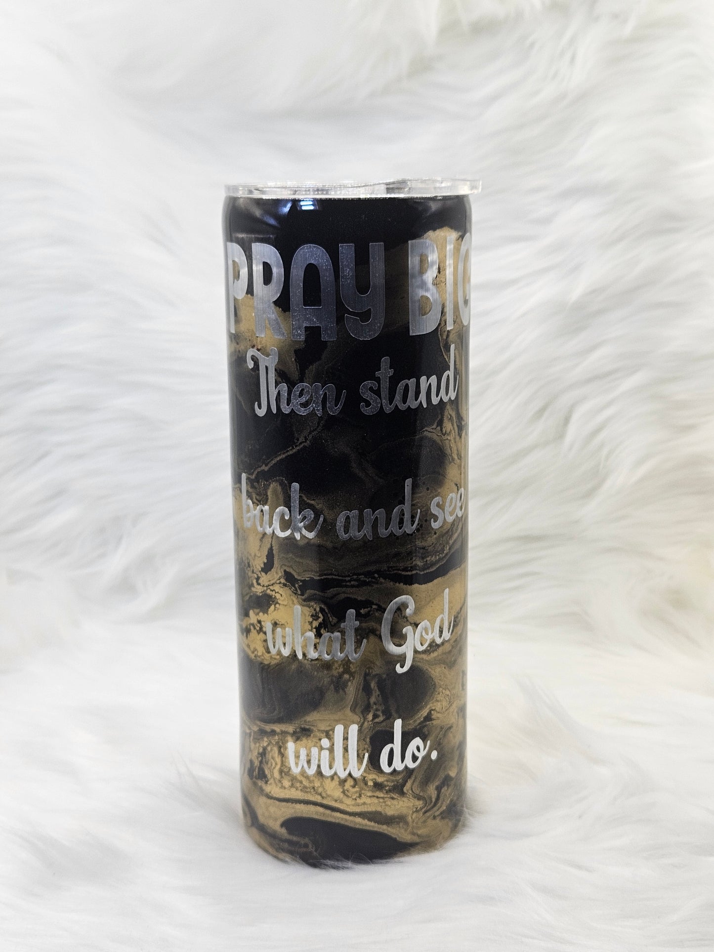20oz Skinny "Pray Big" Tumbler