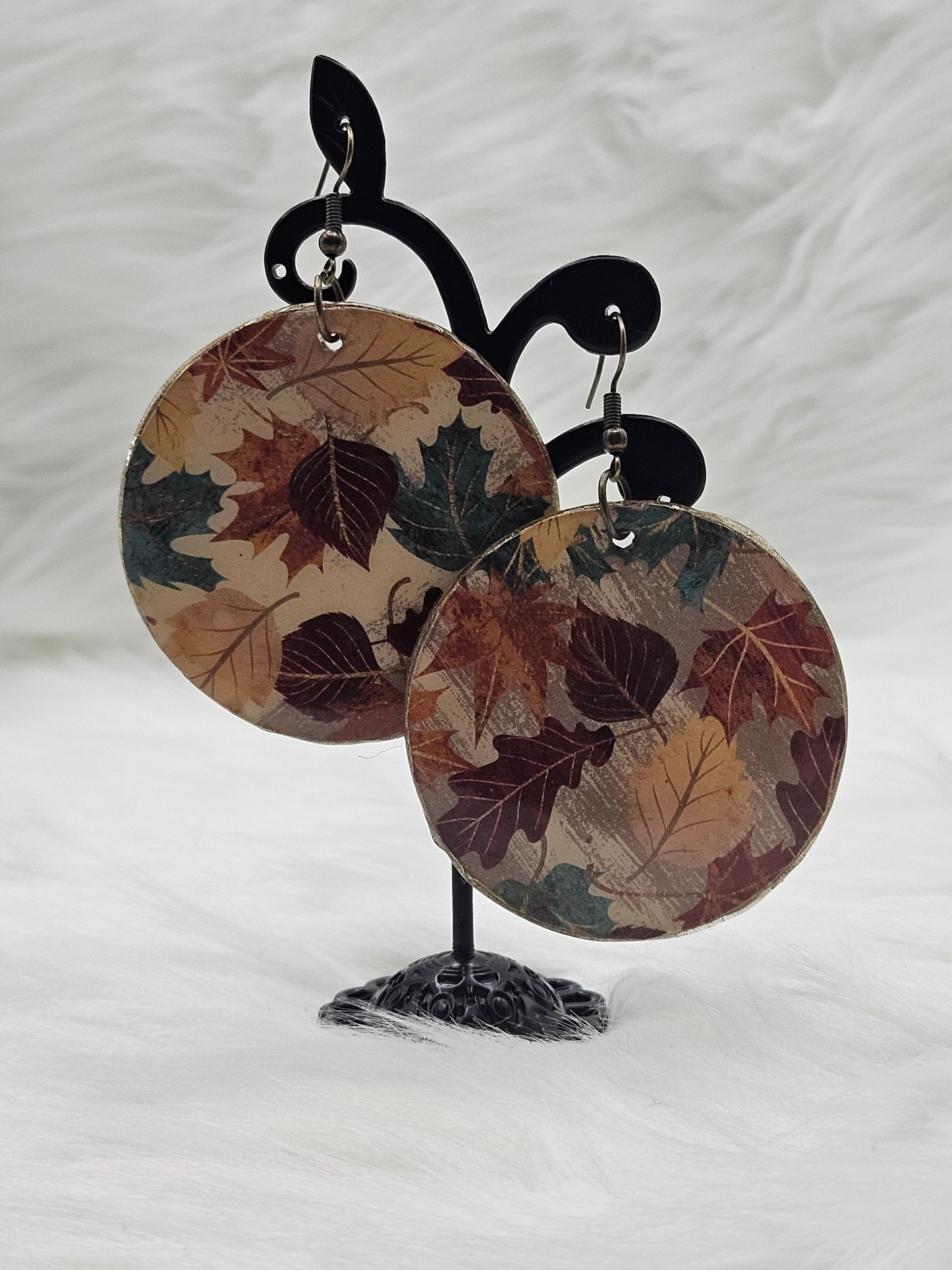 "Autumn Circle" Earrings