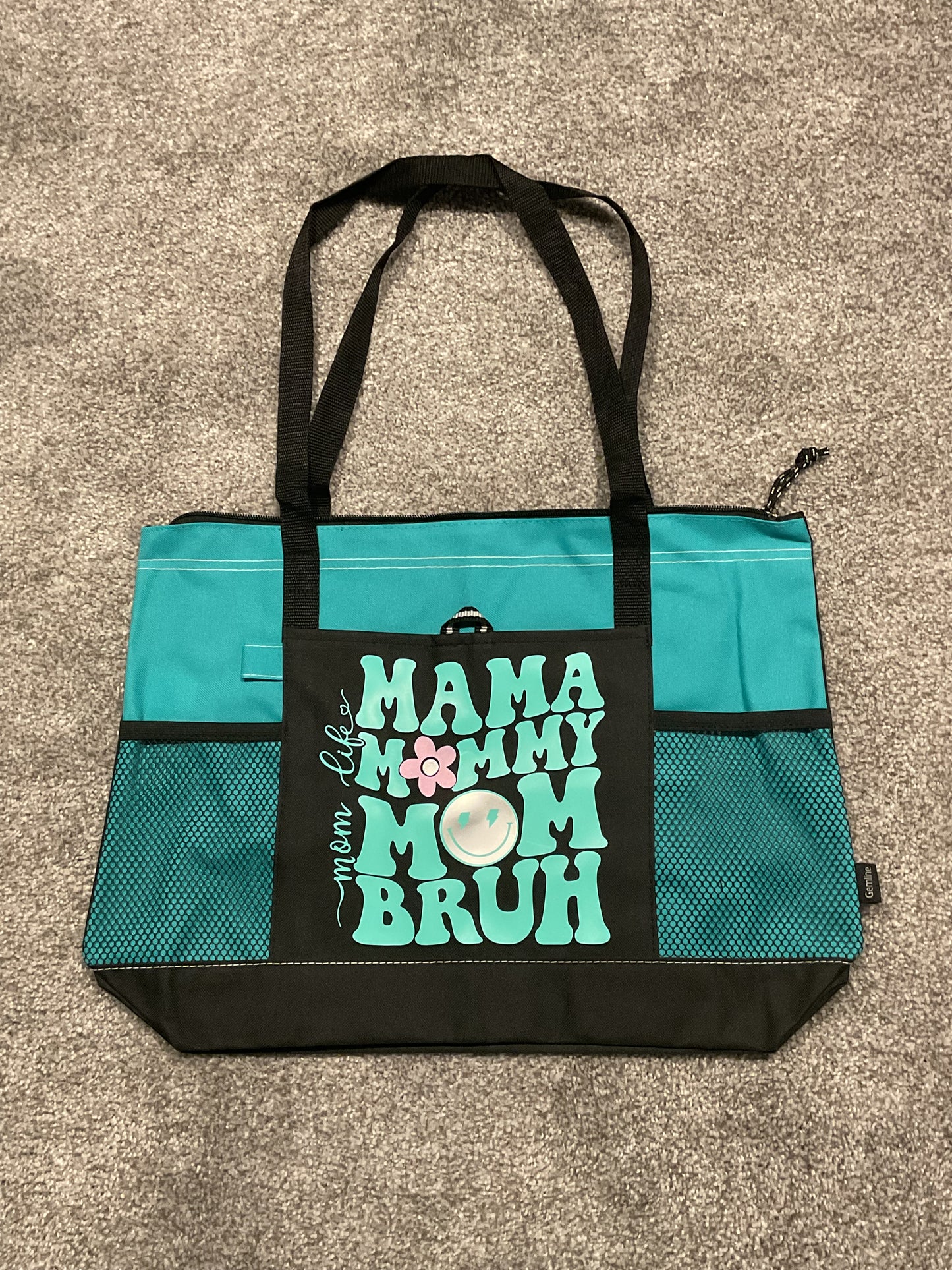 "Mama … Bruh" Zippered Tote