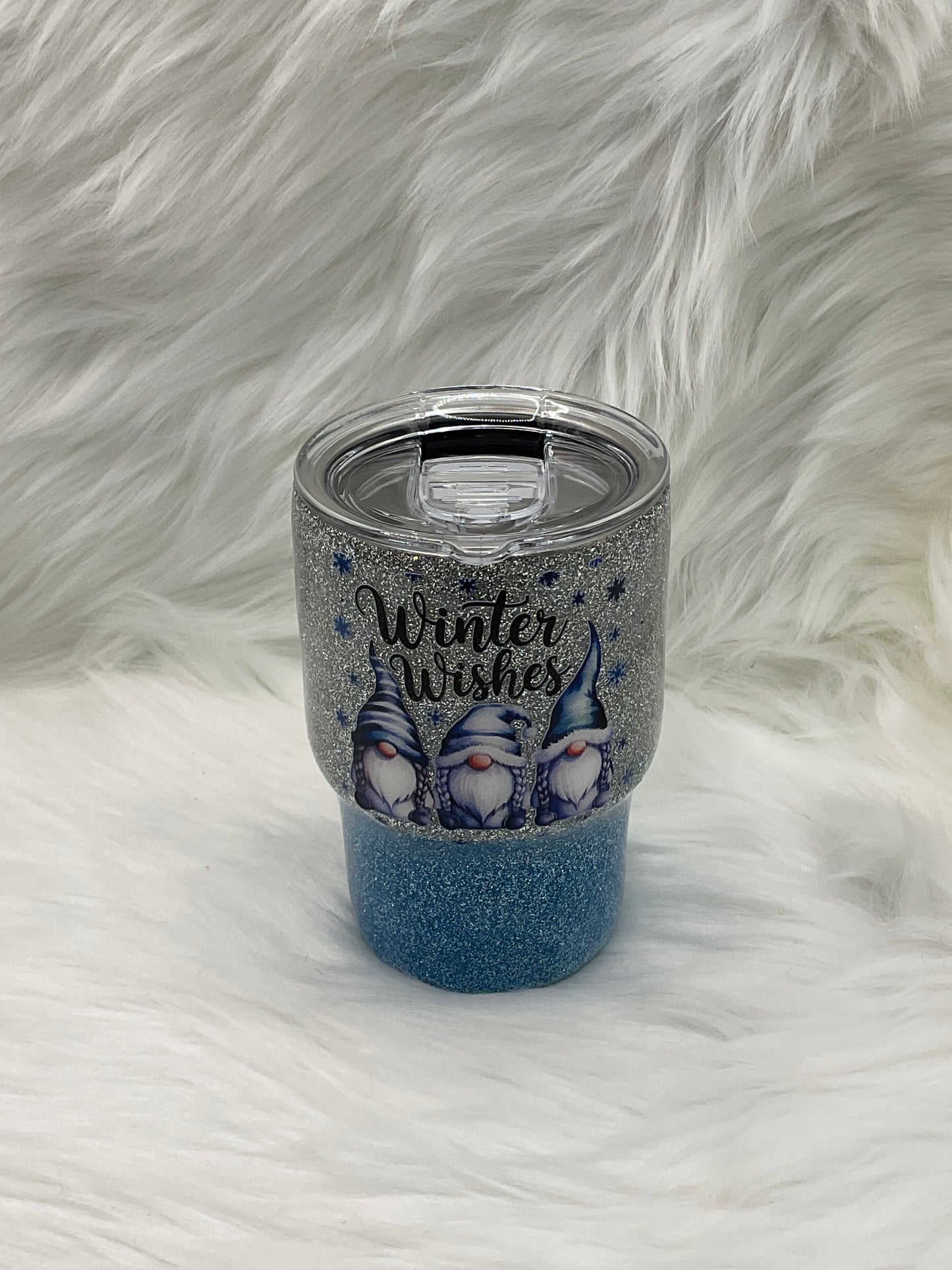 "Winter Wishes" 6oz Curved Tumbler