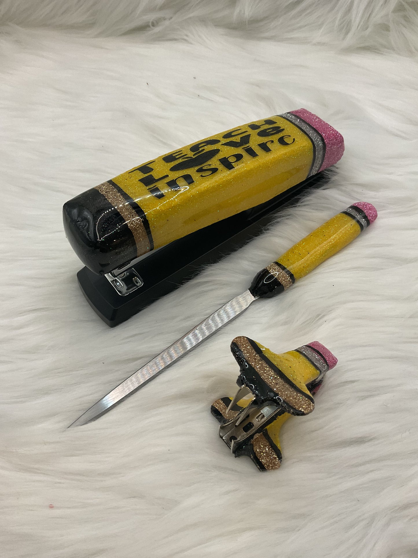 "Teach Love Inspire" Stapler Set