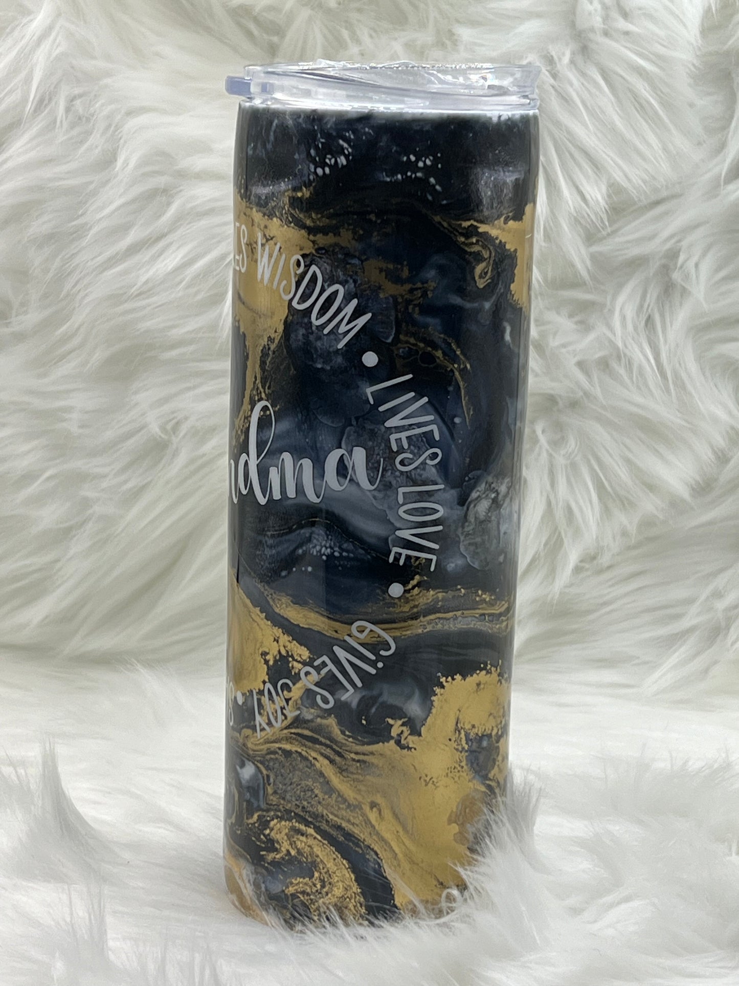 “Grandma Qualities" Skinny 20oz Tumbler