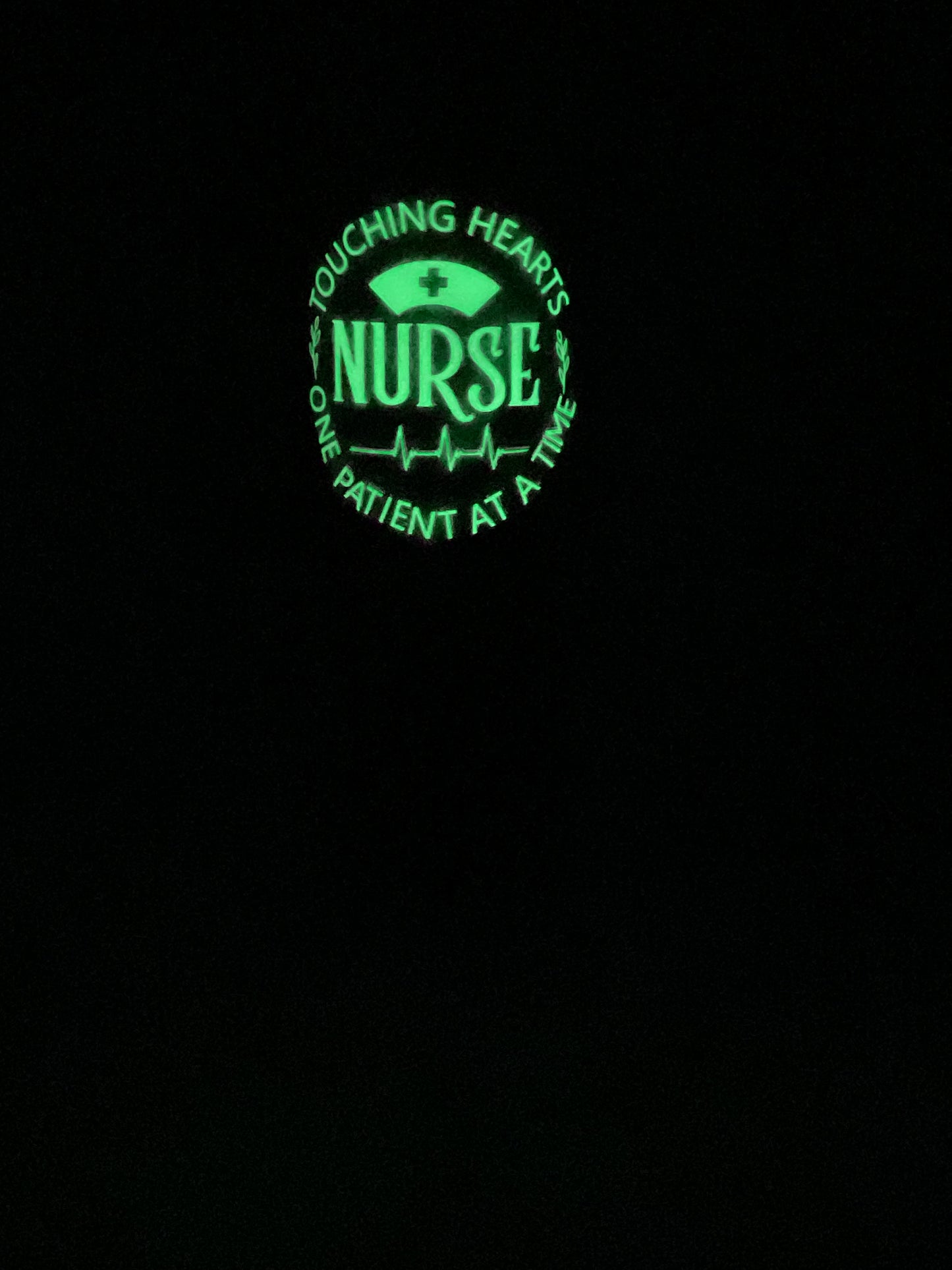 "Nurse Touching Hearts" 40oz Curved Tumbler with Handle