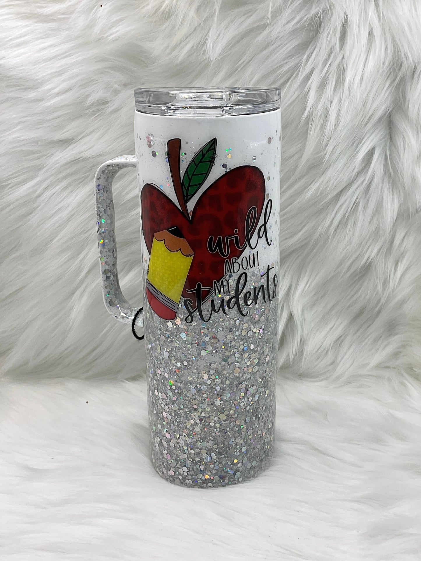 "Wild About My Students" Skinny 20oz Tumbler