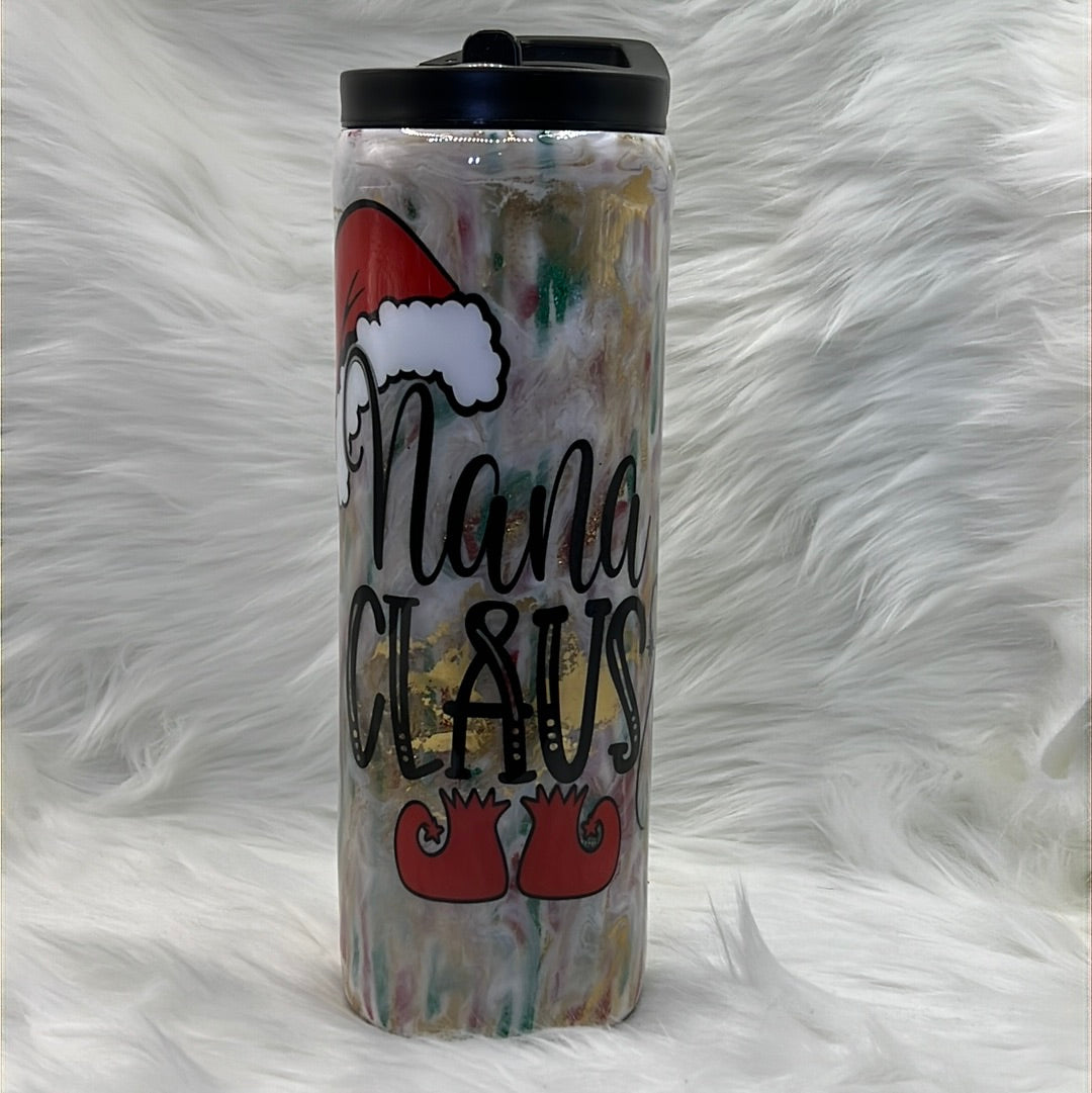 "Nana Claus" Skinny 20oz DUO Tumbler