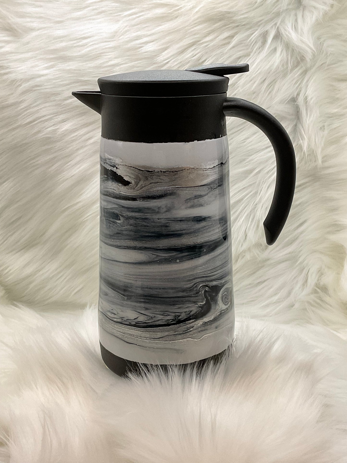 Silver Swirl 20oz Hot Pot