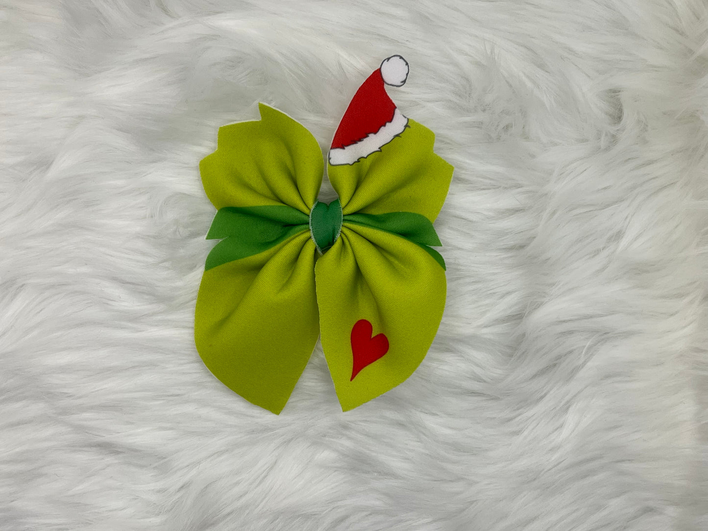 Medium "Grinch" Hair Bow
