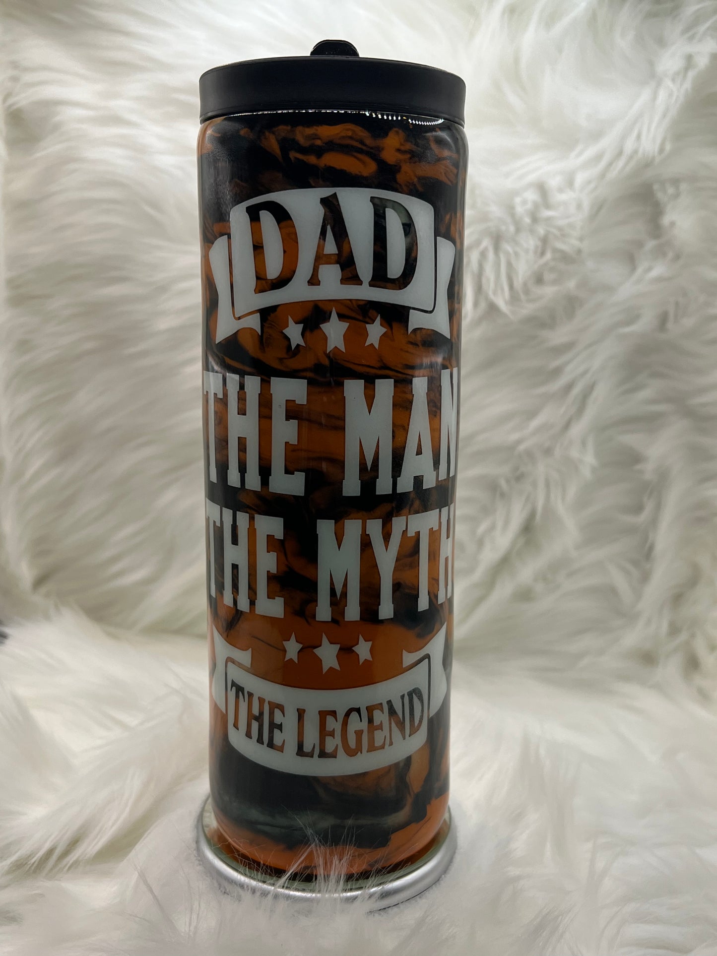 Glow-in-the-Dark "Dad the Legend" Skinny 20oz DUO Tumbler