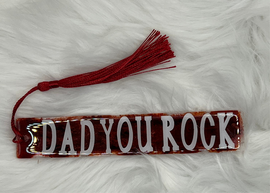 “Dad You Rock" Bookmark