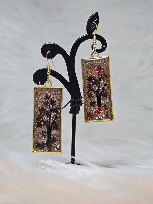 "Autumn Tree" Earrings