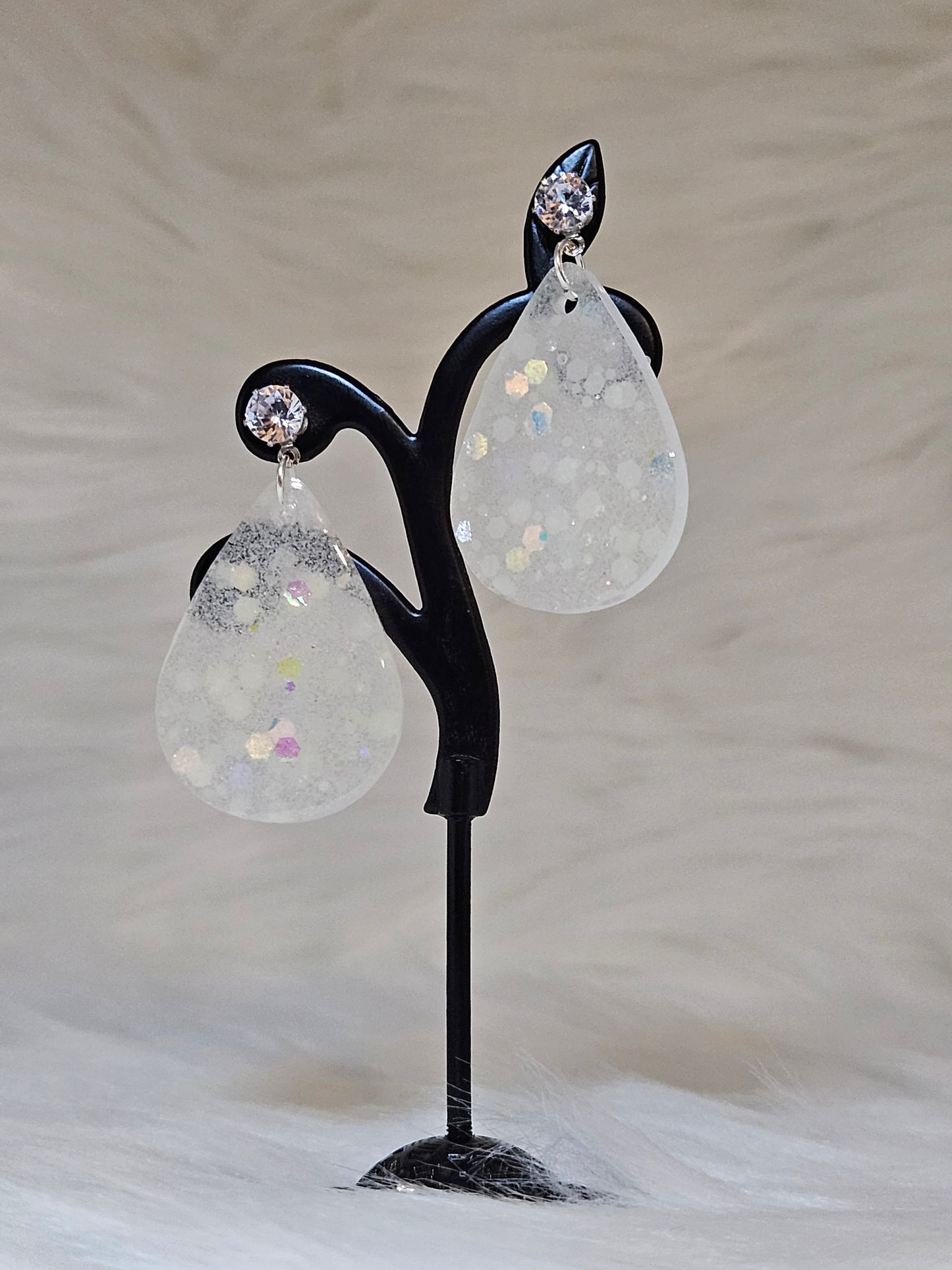 "Glowing Teardrop 2" Glow-in-the-Dark Earrings