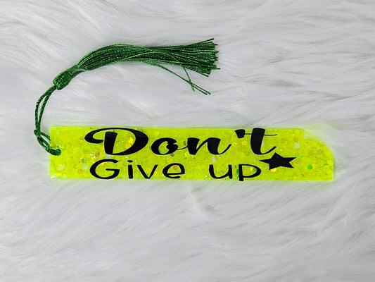 "Don't Give Up" Bookmark