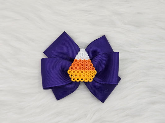 Medium "Candy Corn" Hair Bow