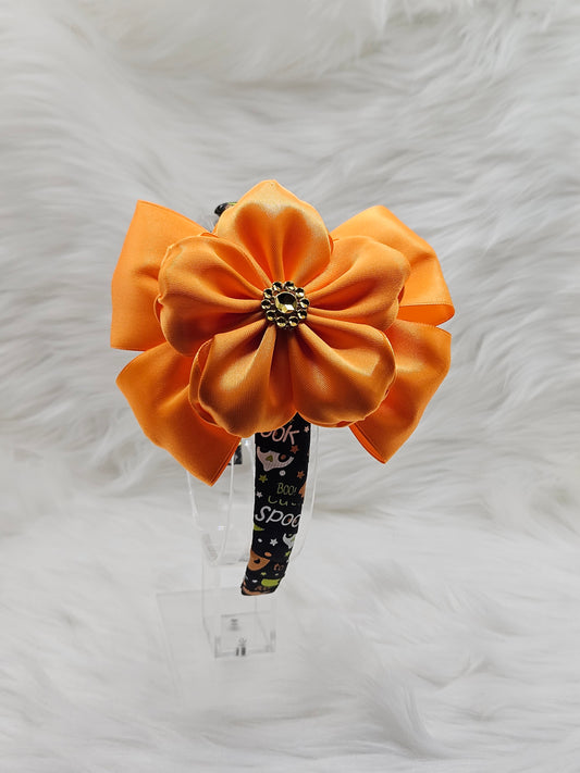 "Orange with Ghosts" Headdress