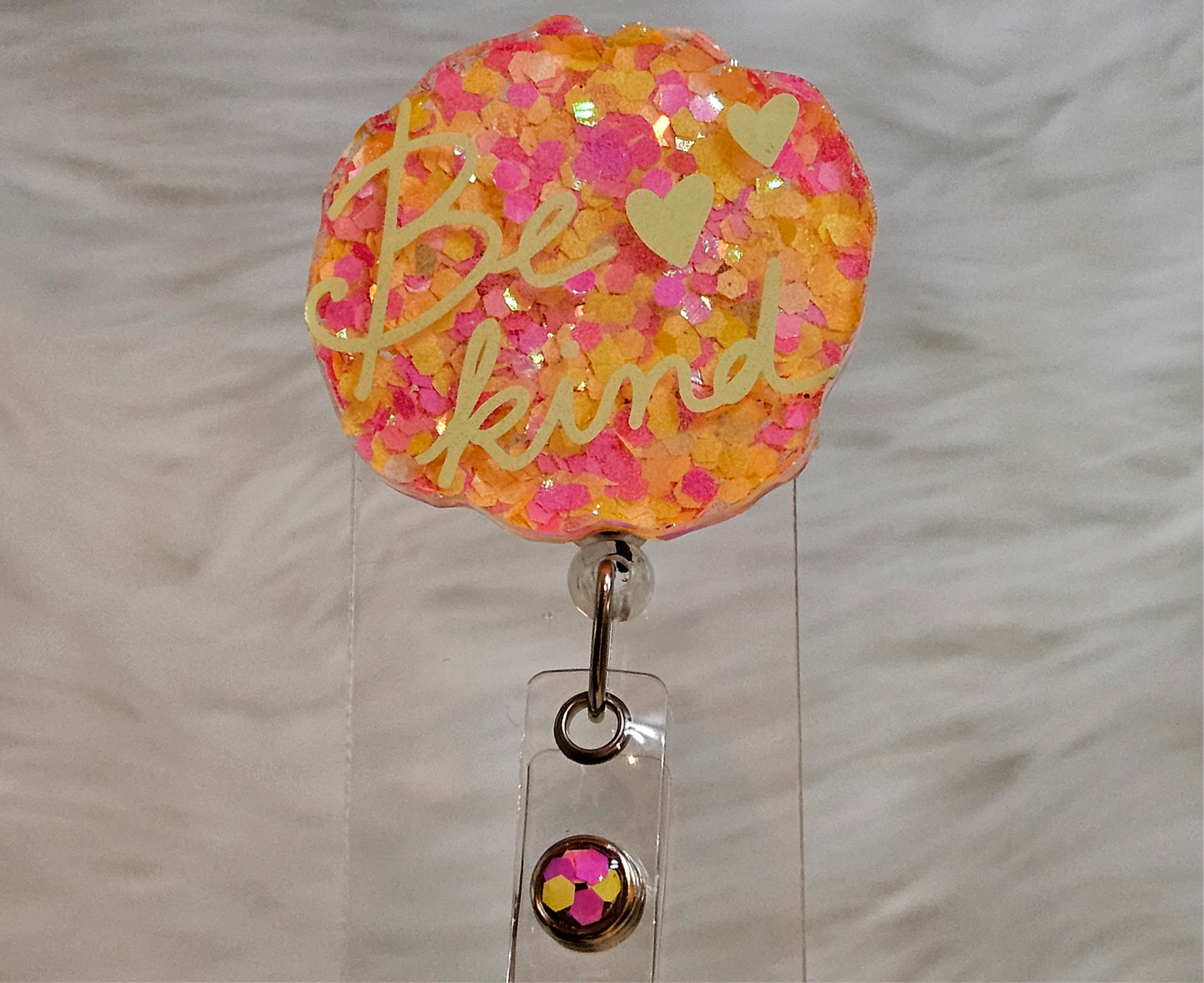 Glow-in-the-Dark "Be Kind" Badge Reel