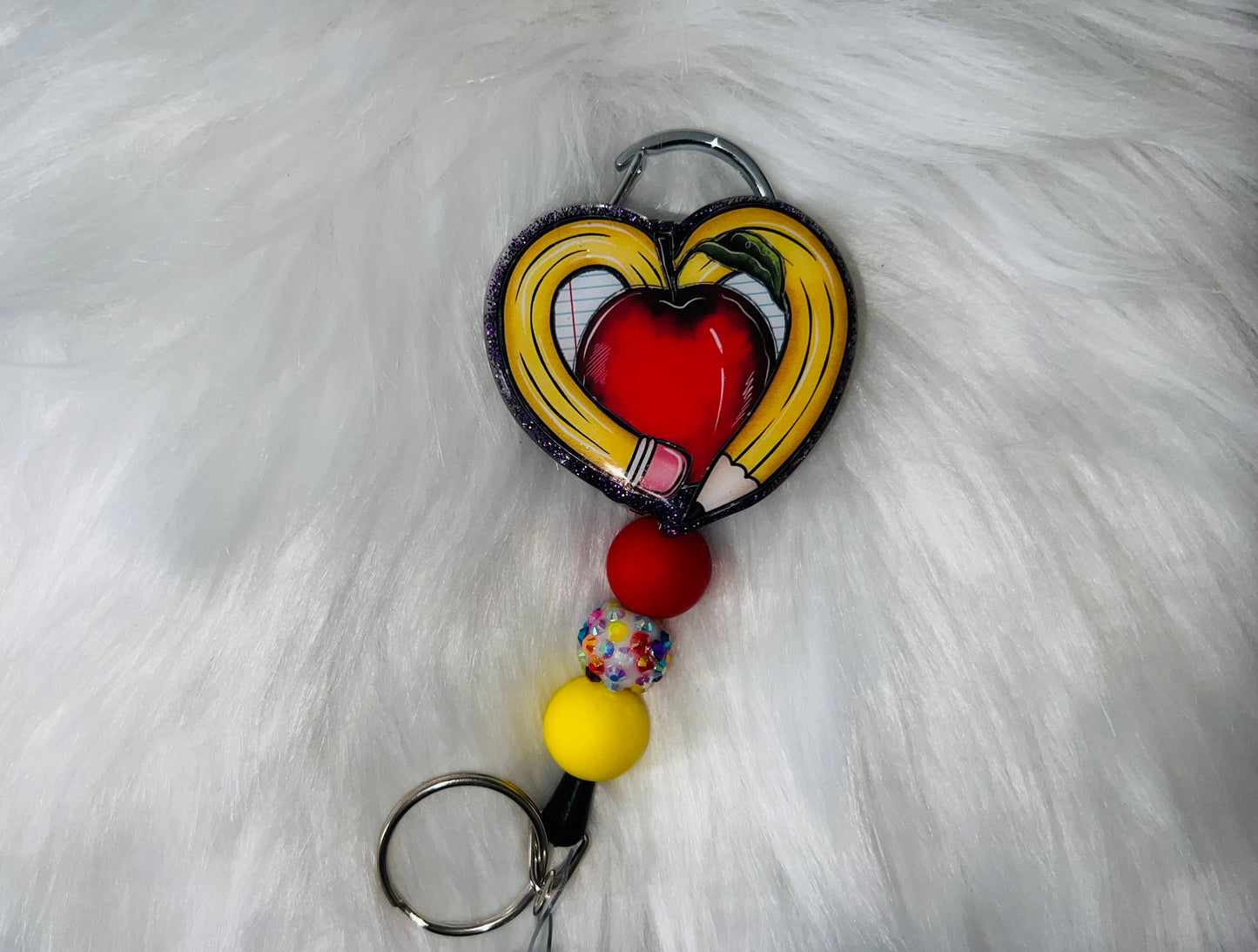 "Apple Pencil Heart" Badge Reel