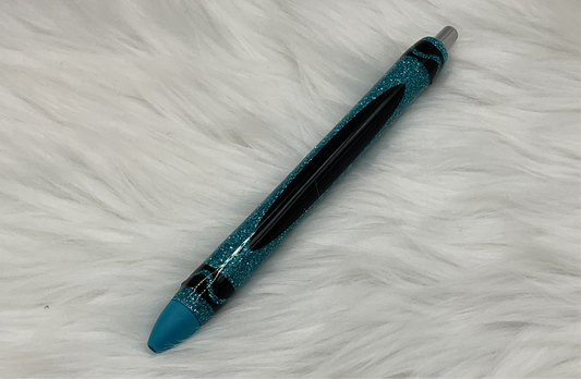 Teal Crayon Pen