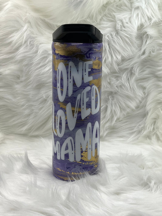 “One Loved Mama" Skinny 20oz DUO Tumbler