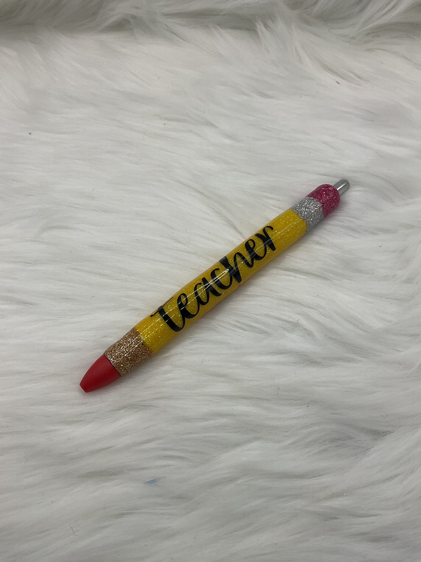 "Teacher, Merry Christmas" Pen