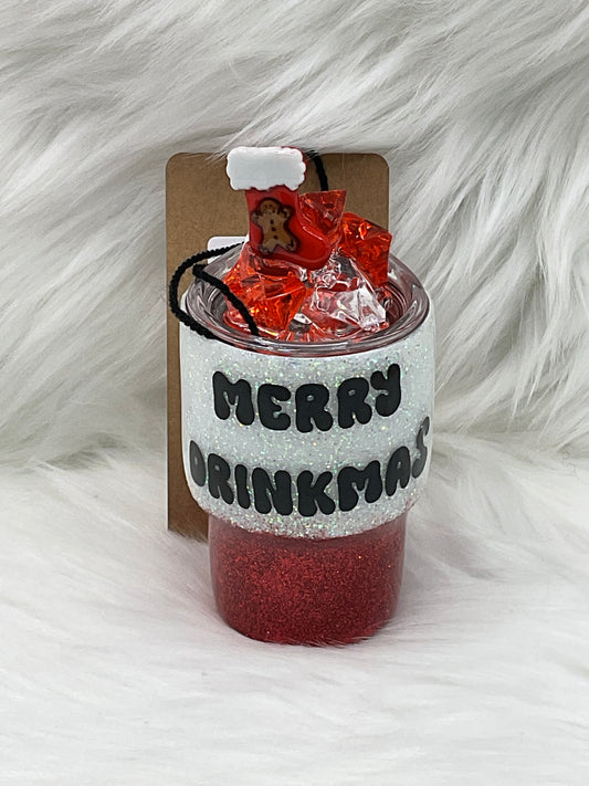 "Merry Drinkmas" 3oz Shot Glass Tumbler