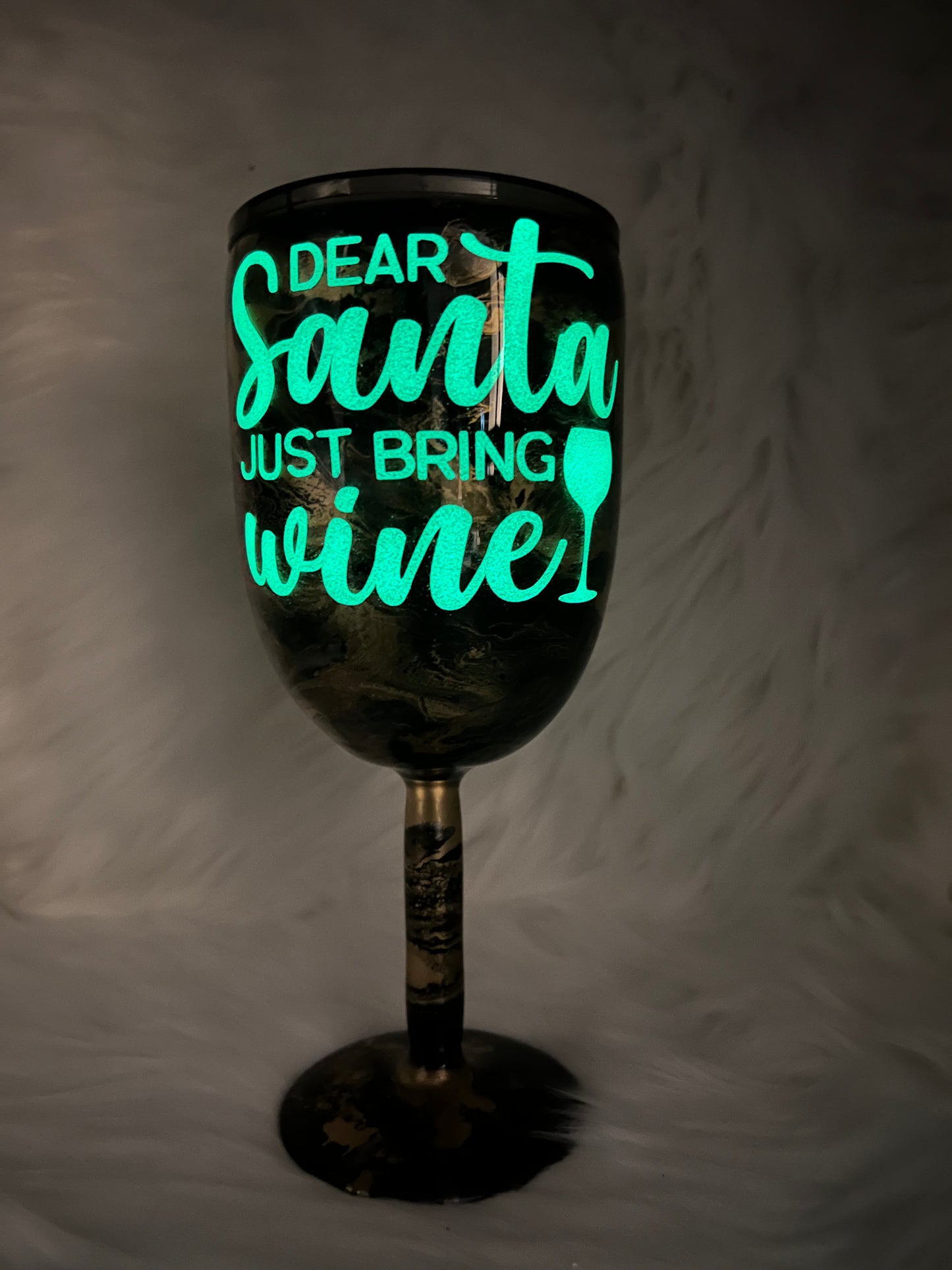 "Just Bring Wine" Wineglass