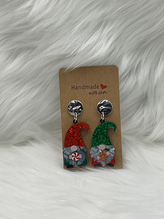 "Holiday Gnome" Earrings