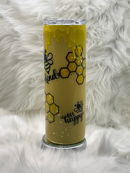 "Bee Kind" Skinny 20oz Tumbler