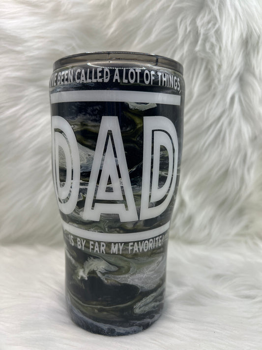 "I've Been Called Dad" Curved Tumbler 20oz