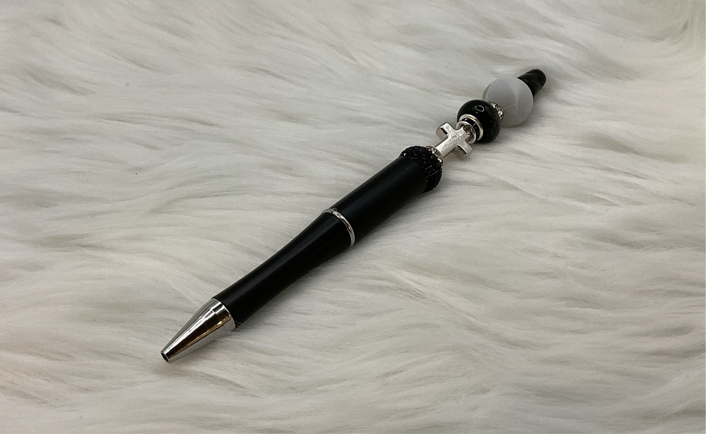 Black Beaded Pen