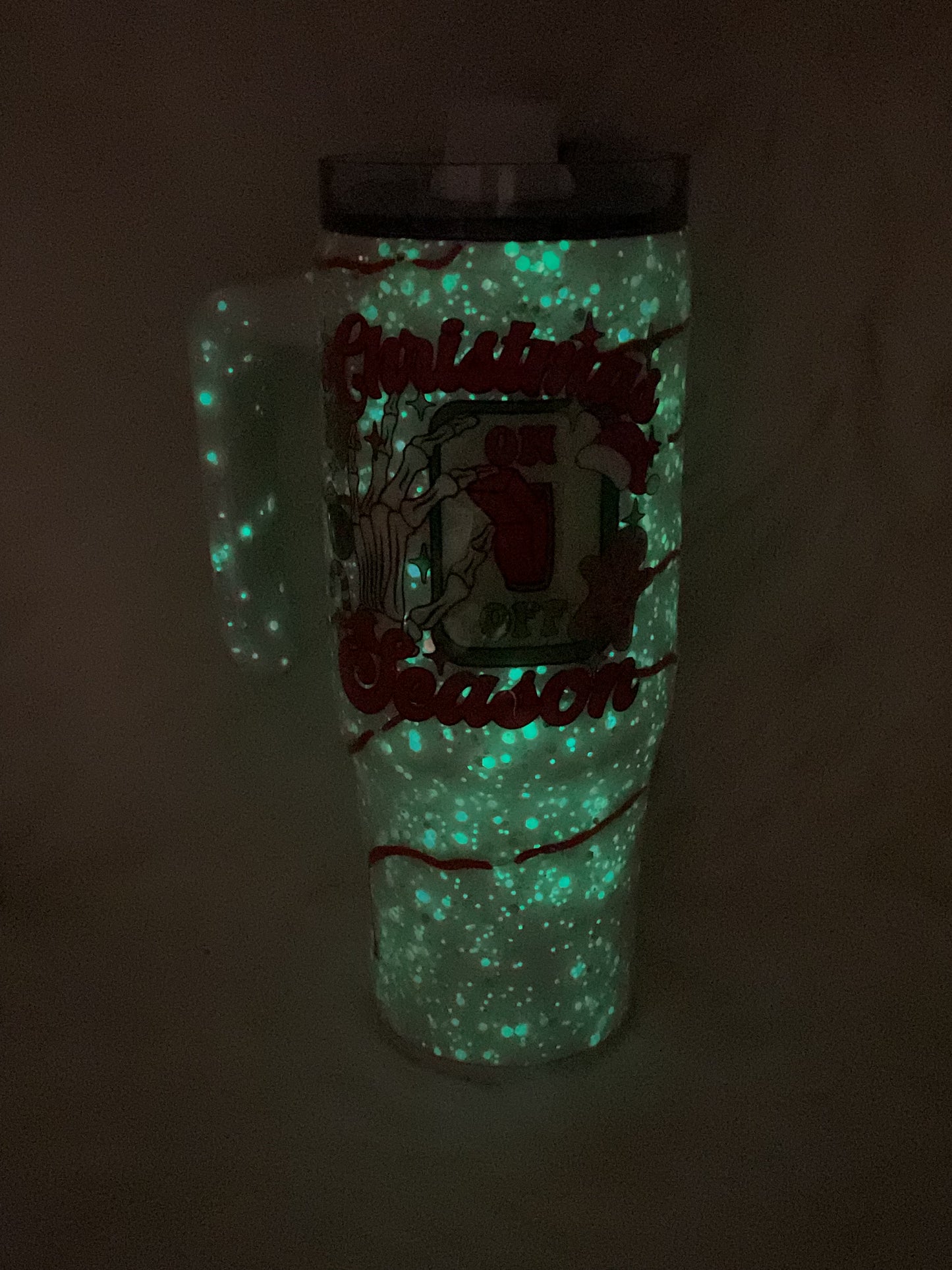 "Christmas Season" 30oz Tumbler with Lights