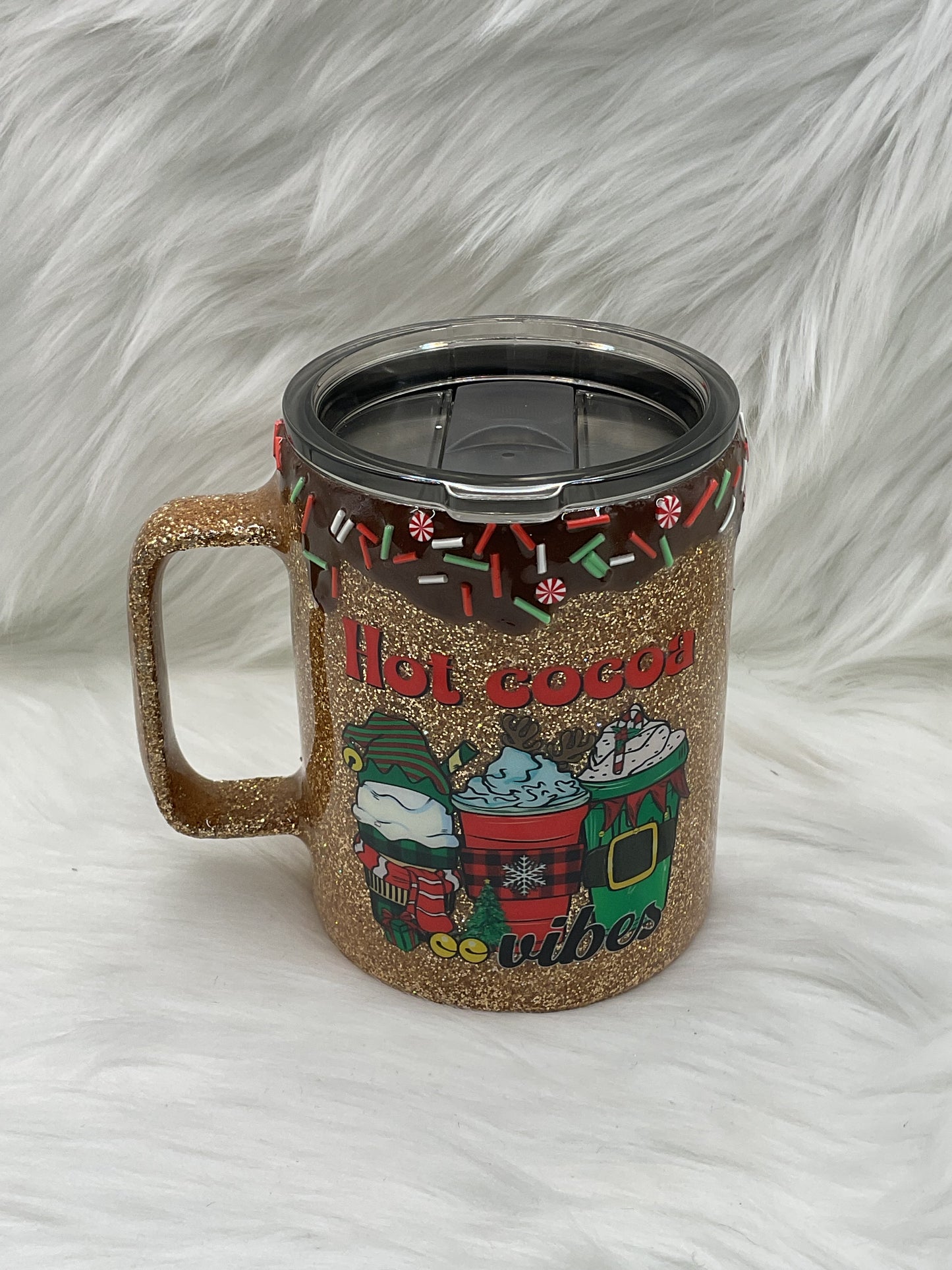 "Hot Cocoa Vibes" 10oz Coffee Mug