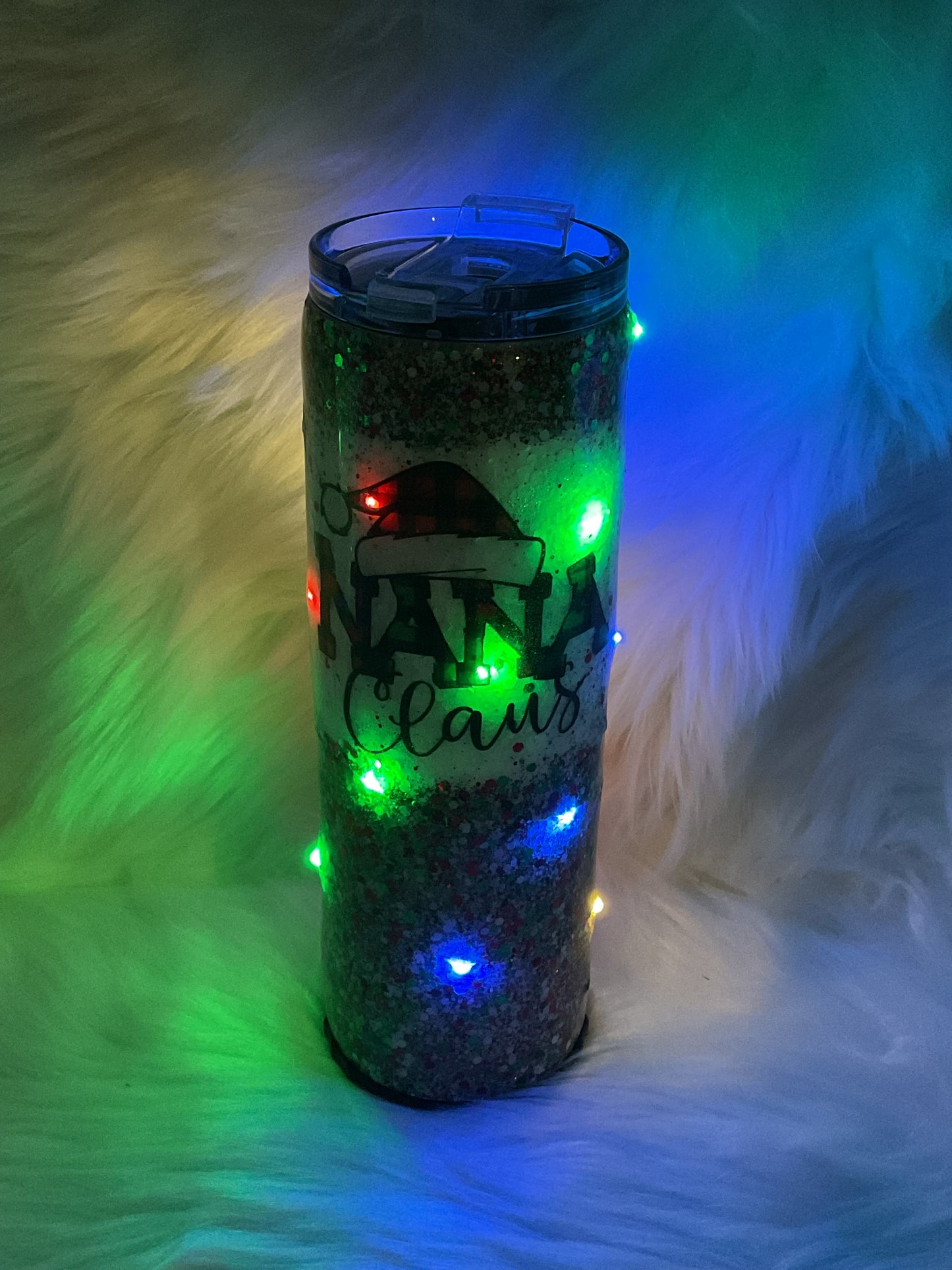 "Nana Claus" 20oz Tumbler with Lights