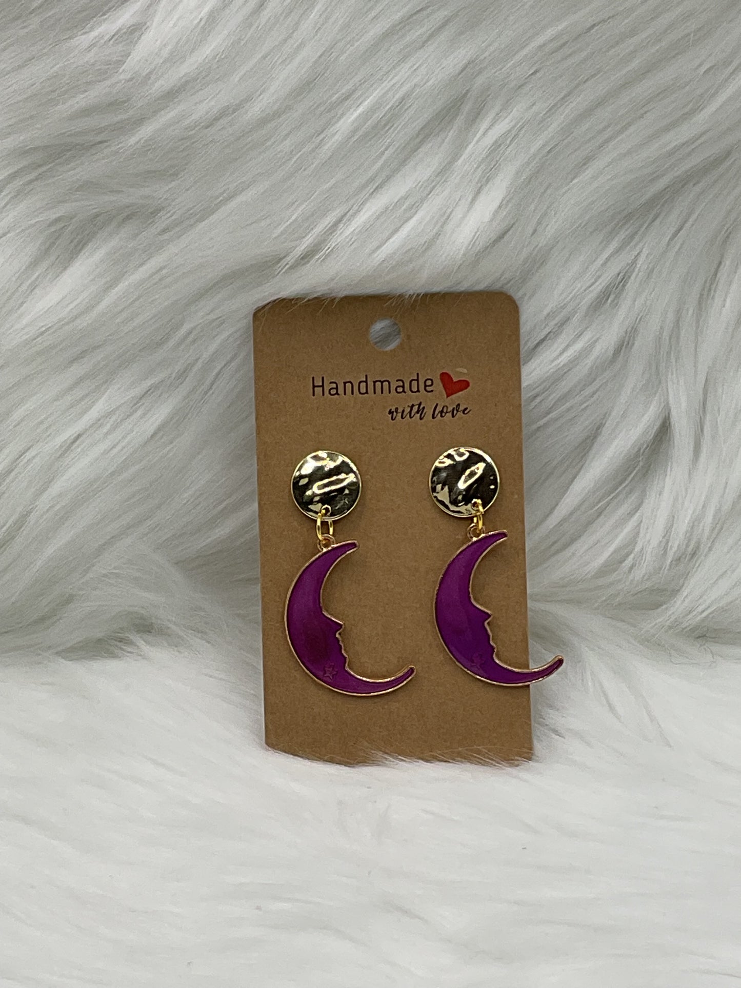 "Purple Moon" Earrings