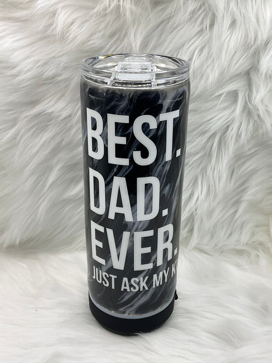 "Best. Dad. Ever." 20oz Tumbler with Speaker