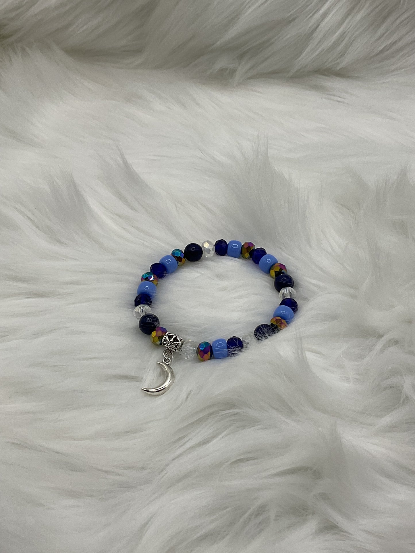 Blue Bead Bracelet