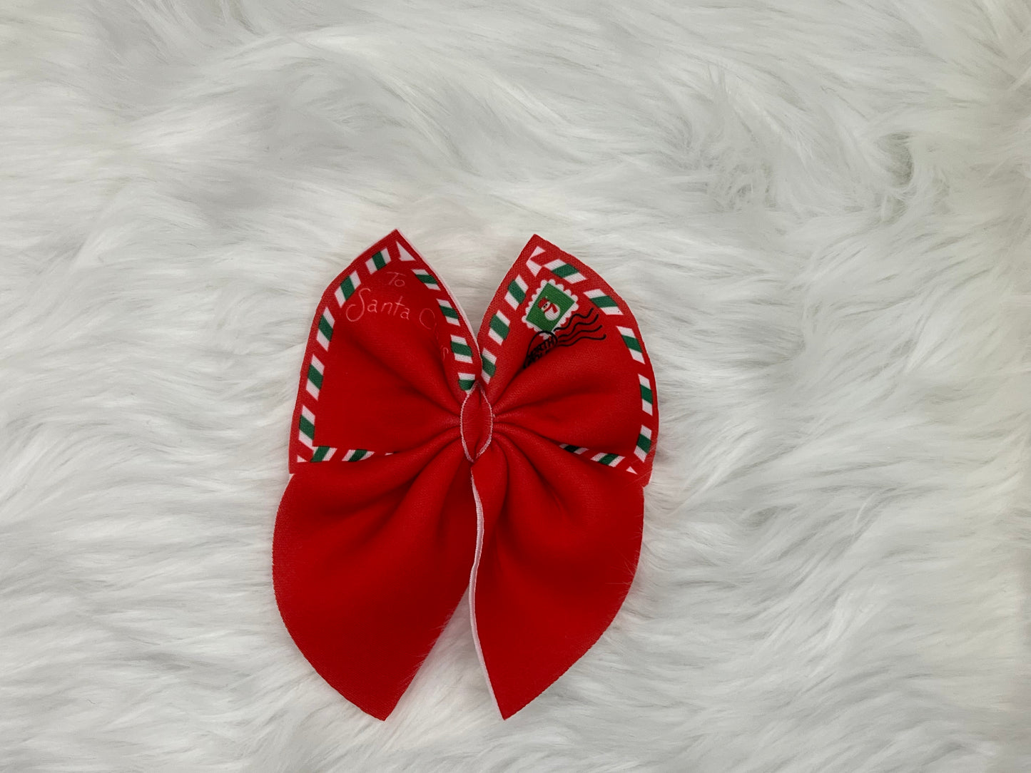 Medium "Letter to Santa" Hair Bow