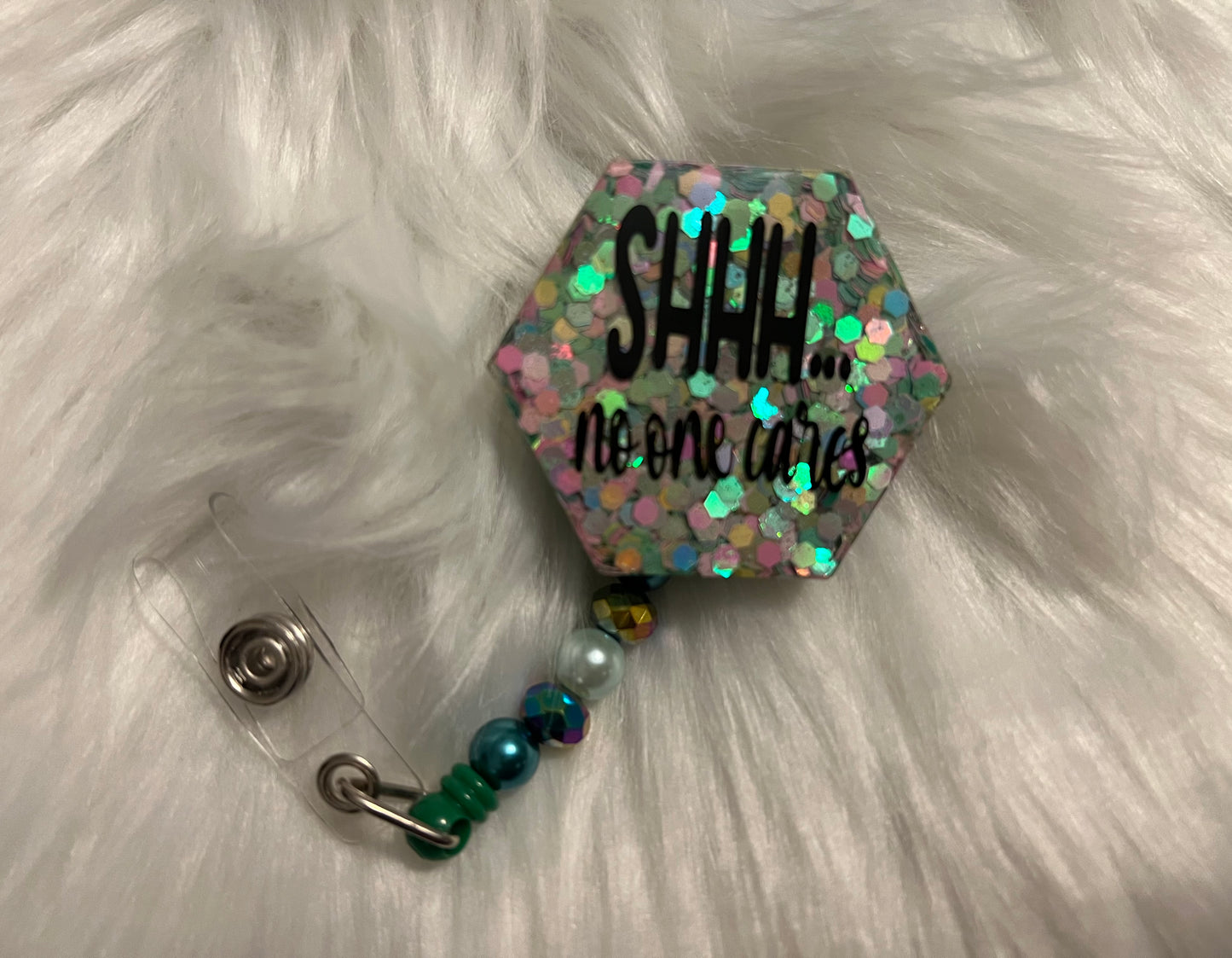 "Shhh... No One Cares" Badge Reel