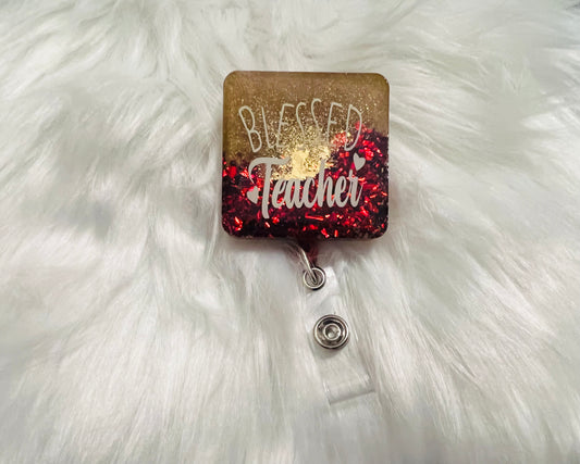 "Blessed Teacher" Badge Reel