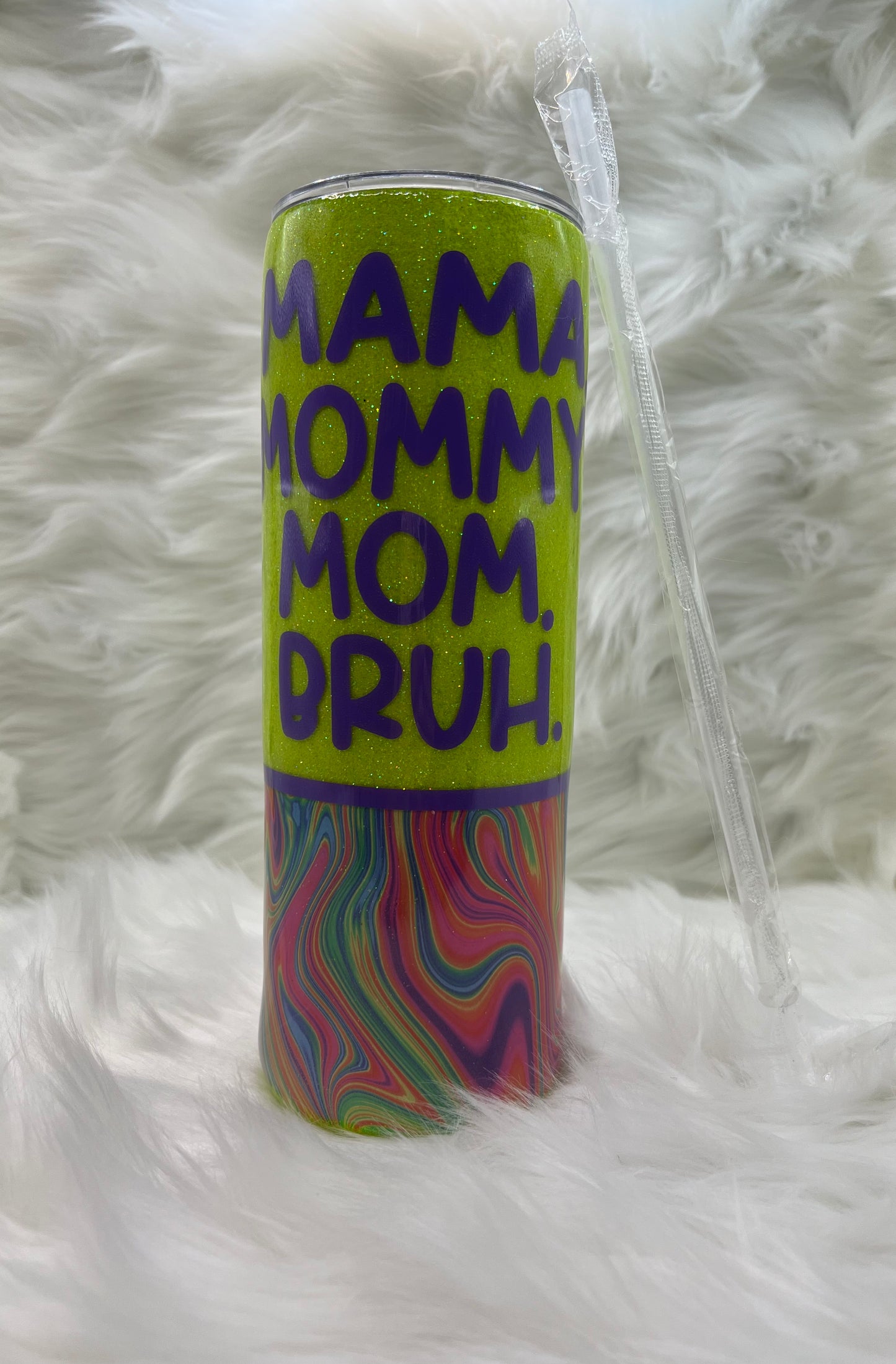 "Mama, Bruh" Skinny 20oz Tumbler